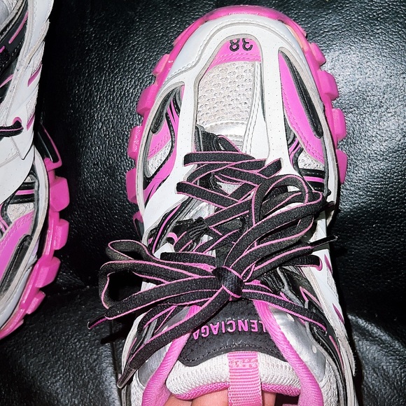 Pink LED balenciaga tracks size 38. - Picture 3 of 4